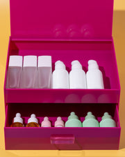 Colourful Flip Lid Drawer Makeup Organizer